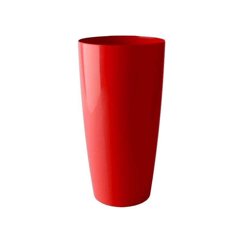 Pot de fleurs BIG SANTORINI Ø33 H65 rouge