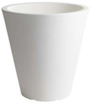 Pot de Fleurs Double Paroi Venice Blanc 50 cm Pot de Fleurs Double Paroi
