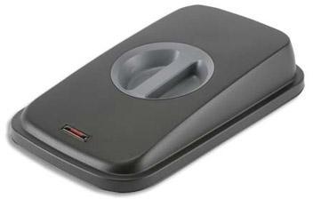 Couvercle pour poubelle Geo - H 9 cm - fermé gris Couvercle Couvercle pour poubelle Geo