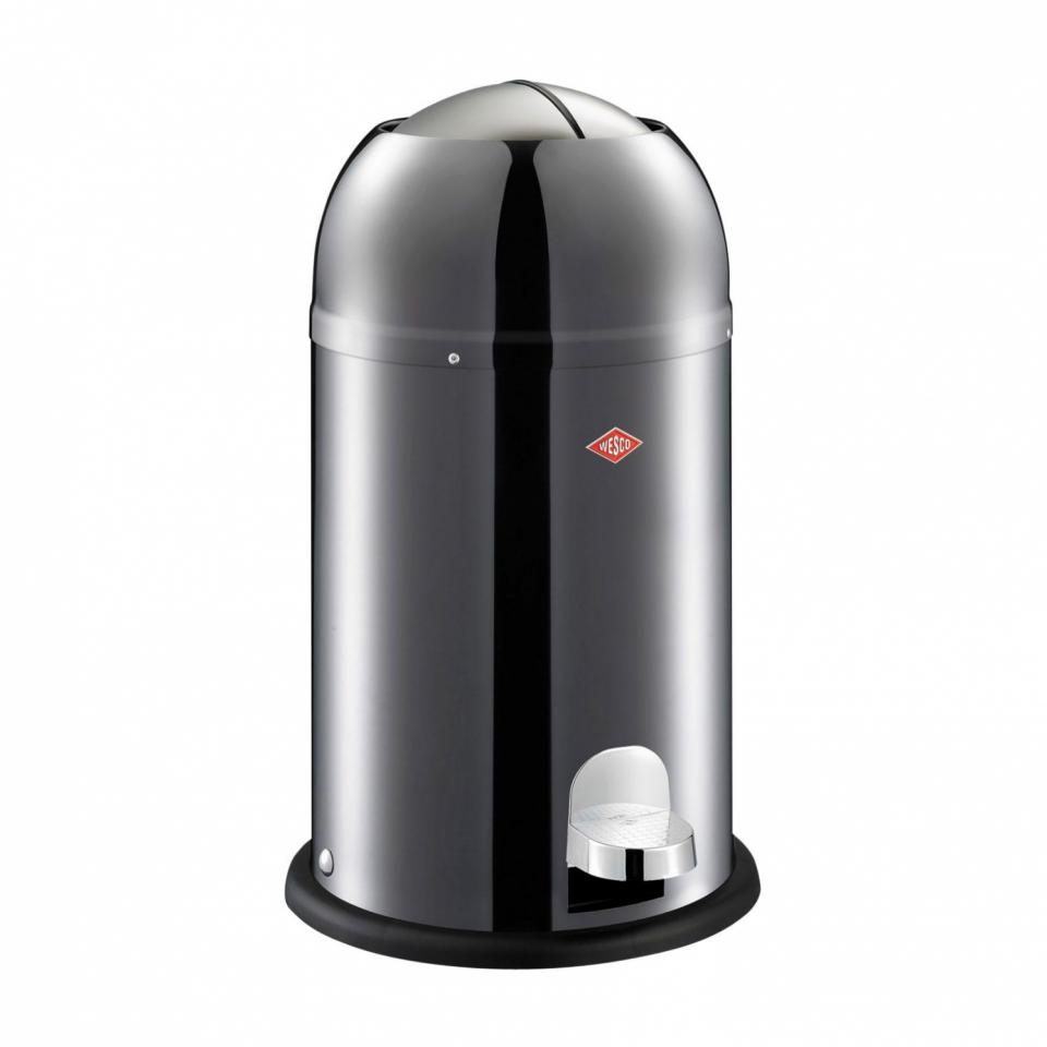 Kickmaster Junior - Poubelle 12l - inox