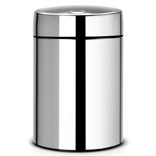 Poubelle murale Brabantia Slide Bin 5 L brillante