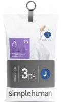 Sacs poubelle SIMPLEHUMAN CW0259 3 x 20sacs code J