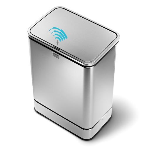 Poubelle Simplehuman Sensor Rectangular 55 L