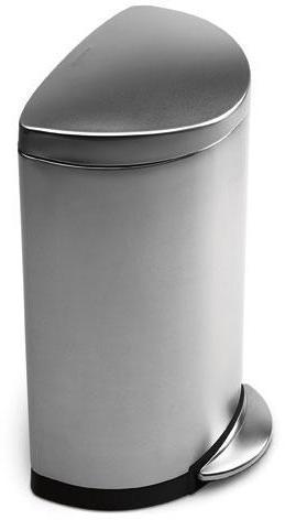 Poubelle à pédale Simplehuman Semi-Round Deluxe 40
