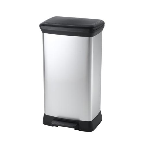 Curver Decobin Poubelle à pédale 50 L