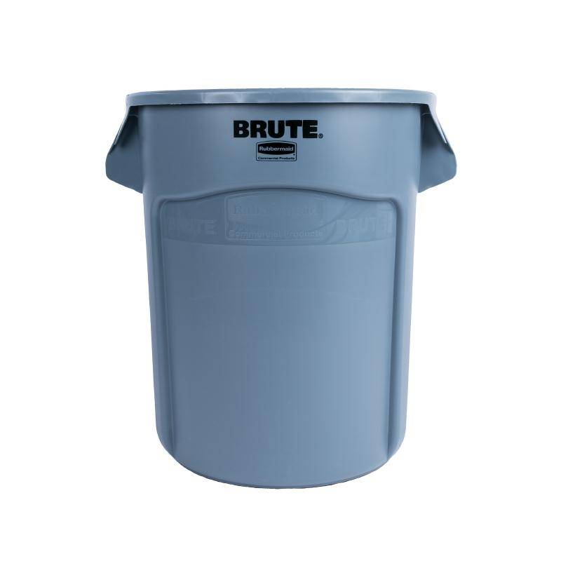 Poubelle Ronde Rubbermaid - Brute - Gris - 75 Litr
