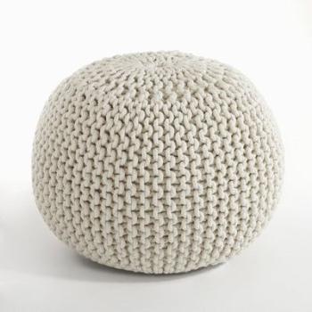 Pouf rond tressé Bisho - La Redoute Interieurs