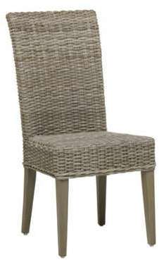 Chaise dinterieur JOSEPHINE en Rotin Kooboo Gris