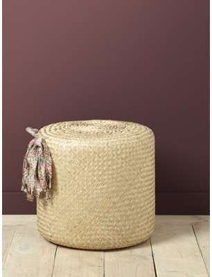Pouf en paille - LES PETITS BOHÈMES® naturel