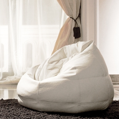 Pouf poire cuir Anilo
