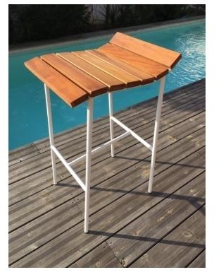 Tabouret de bar Lounge blanc