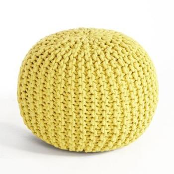 Pouf rond tressé Bisho - La Redoute Interieurs