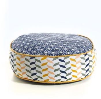 Pouf rond imprimé Rudel - La Redoute Interieurs