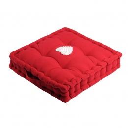 Coussin de sol Verone Rouge