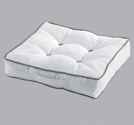 Coussin de sol Idéale Blanc