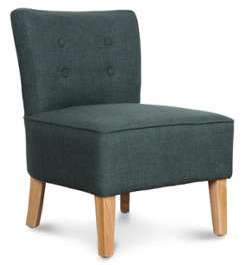 Fauteuil scandinave crapaud - ABEL VERT