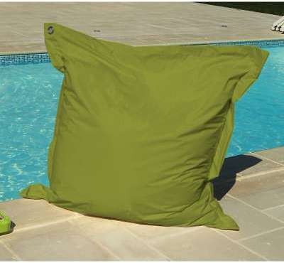 Pouf geant vert, coussin geant