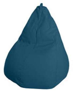 Pouf poire 100% coton garnissage billes polystyrèn