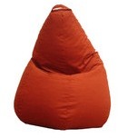 Pouf poire revêtement polyester/coton garnissage b
