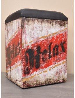 Pouf box Relax Vintage et industrielle