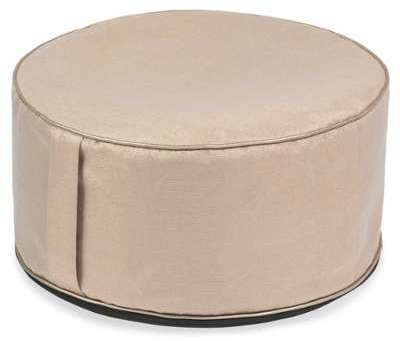 Coussin de sol rond pailleté doré D 55 cm SHINY