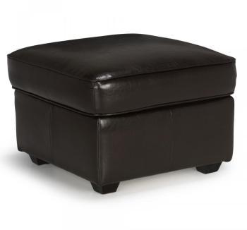 CLUB Pouf / coffre en croute de cuir