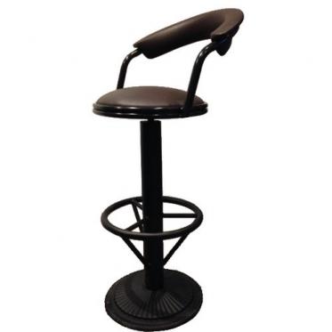 Tabouret de bar industriel dossier
