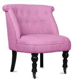 Fauteuil crapaud capitonné - JULIE XS ROSE