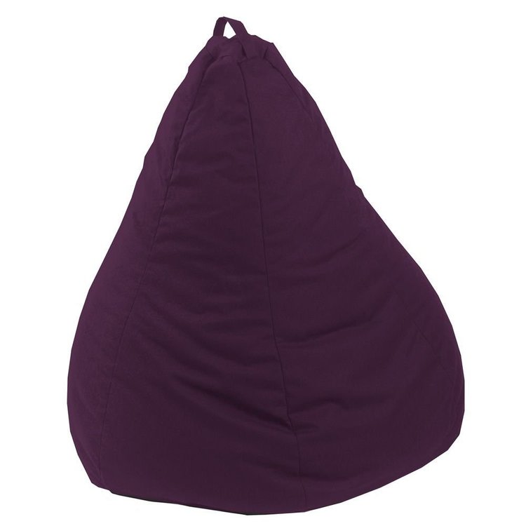 Pouf poire 100% coton garnissage billes polystyrèn