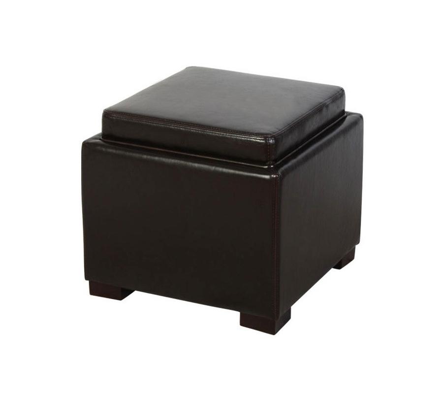 Pouf tapissé convertible
