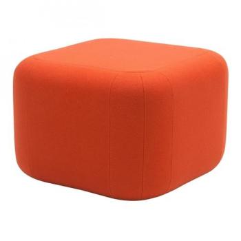 Quadro - Pouf/Table dappoint - orange/Feutre 624/