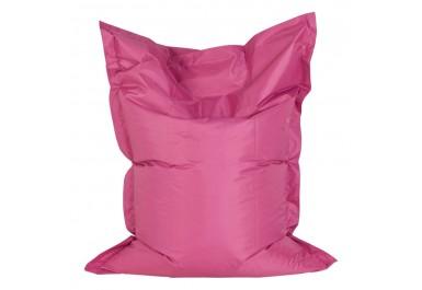 Pouf en polyester fat fluo