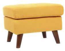 Repose-pied design jaune YNOK