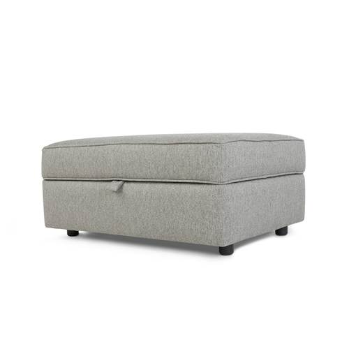 Wolseley, repose-pied rangement, à chevrons, gris