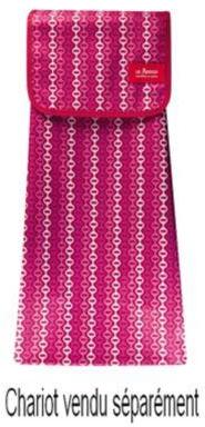 Sac de rangement Les Artistes pour poussette Rose