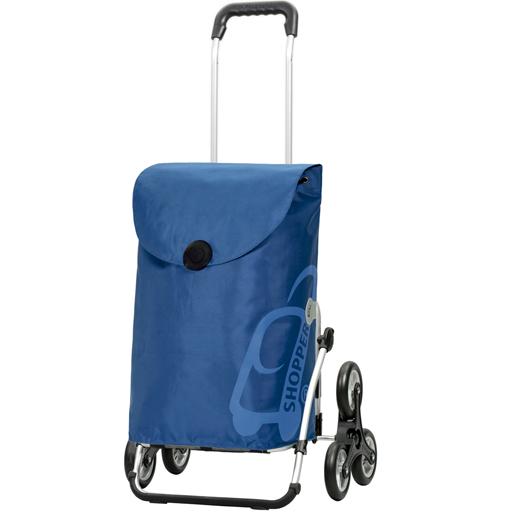 Chariot de Courses 49L 6 Roues Monte-Escaliers 3 c