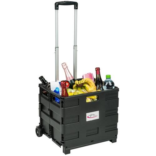 Chariot de Courses à Roulettes Pliable 42 cm x 37