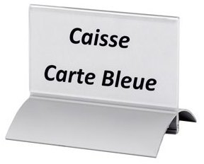 Porte-visuel AluSign® double-face paysage 60 x 105