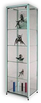 Vitrine Expo Verre/aluminium largeur 52 cm
