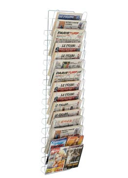 Echelle murale journaux Presam® 15 cases