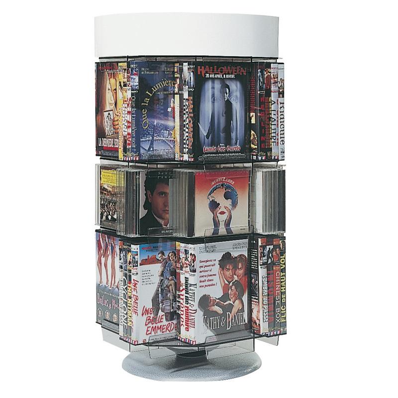 Tourniquet comptoir libre-service CD et DVD