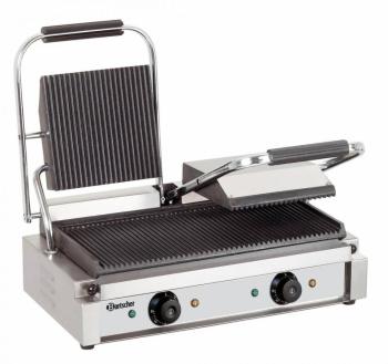 Grill De Contact Électrique Double - Plaques Rainu