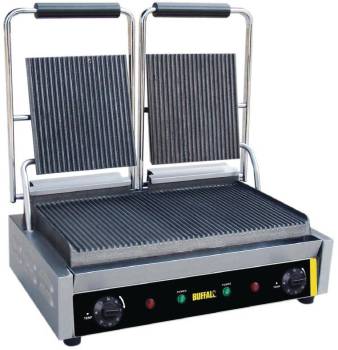Budget Contact Grill Double - Plaques Ranurées - I