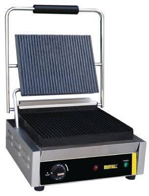 Grill De Contact Inox - Grand - Rainuré/Rainuré -