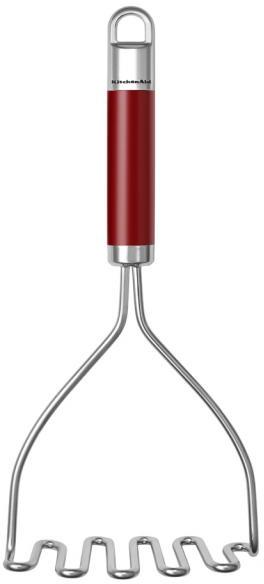 Presse purée inox poignée rouge