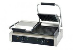 Grill Panini Double Plaques Rainurées 3,6kW/230V