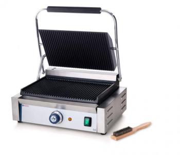 Grill de Contact Panini - Rainuré - 230V/2,2kW -