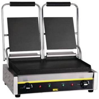 Grill de Contact Double BUDGET - Lisse - 540x390x2
