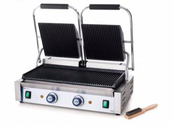 Grill de Contact Double - Rainuré - 230V/3,6kW - 5