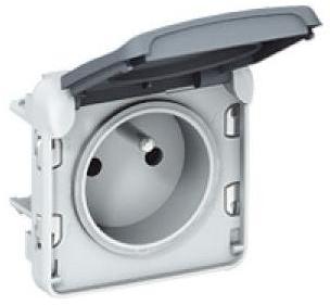 Prise 2P+T éclips de protection LEGRAND composable